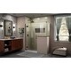preview thumbnail 17 of 24, DreamLine Unidoor-X 60 in. W x 36 3/8 in. D x 72 in. H Frameless Hinged Shower Enclosure - 36.38" x 60"