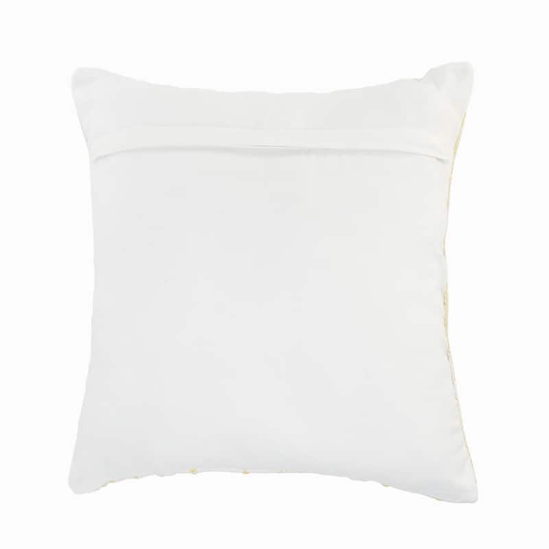 Drow Farmhouse Striped Cotton Throw Pillow by Sevita