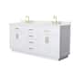 Option White, Gold Trim, Giotto Quartz Top