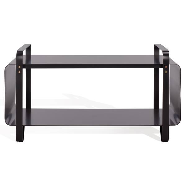 slide 2 of 10, SAFAVIEH Couture Fioretti Metal Coffee Table - 37"W x 17"D x 19"H Black