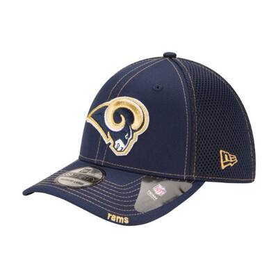 New Era Mens LA Rams Flex Baseball Cap,, Blue, S/M