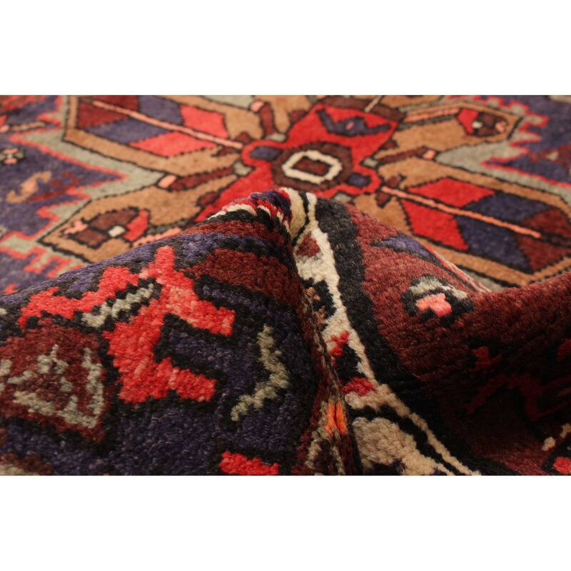 ECARPETGALLERY Hand-knotted Andelz Red Wool Rug - 4'3 x 6'11