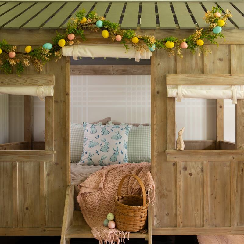 6-ft Artificial Easter Egg Garland