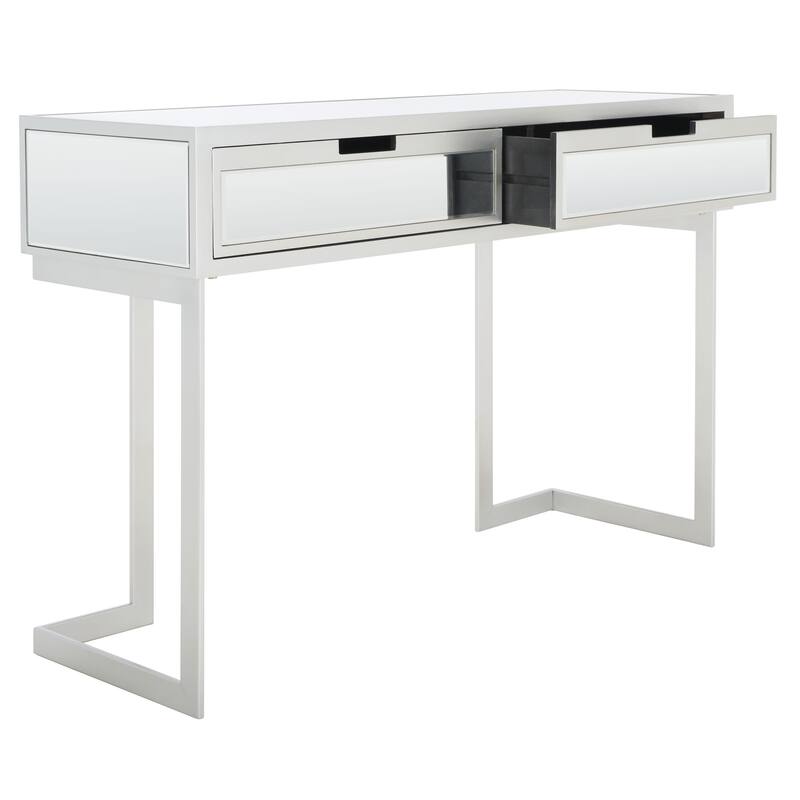 SAFAVIEH Trula 2-Drawer Mirrored Desk