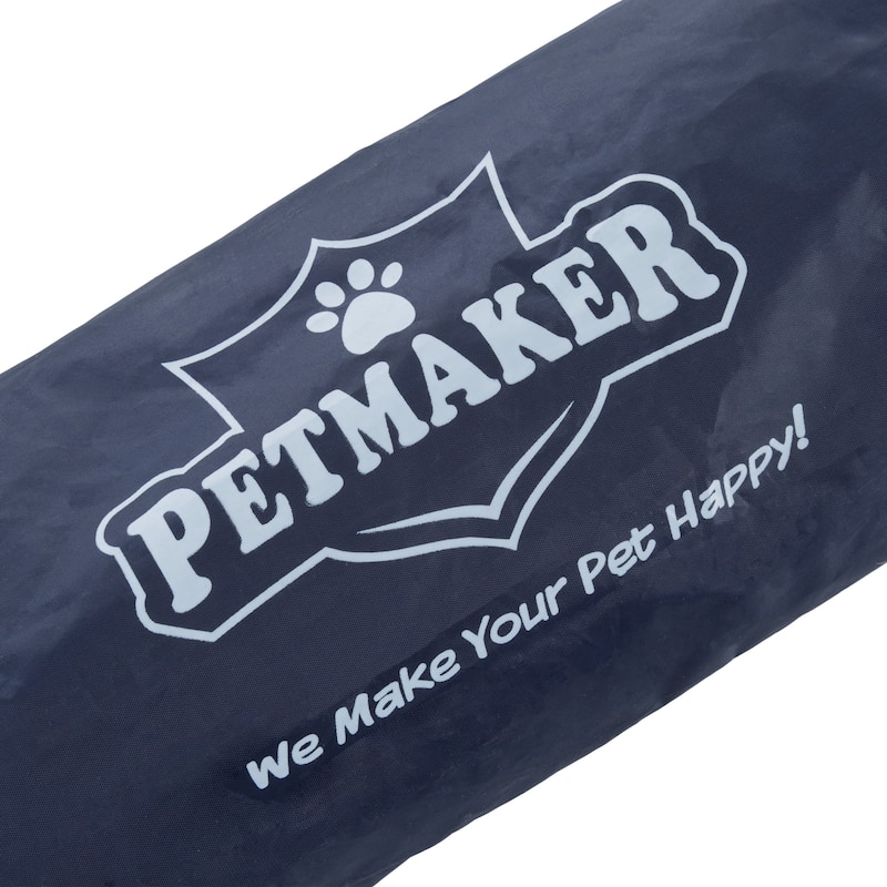 Petmaker Steel Frame Elevated Dog Bed with Non-Slip Feet - Indoor/Outdoor Puppy Cot for Pets