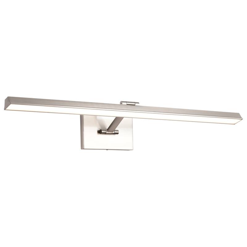 Hazel 3 Foot LED Picture Light 3 CCT Selectable Brushed Nickel Finish Acrylic Lens - Brushed Nickel