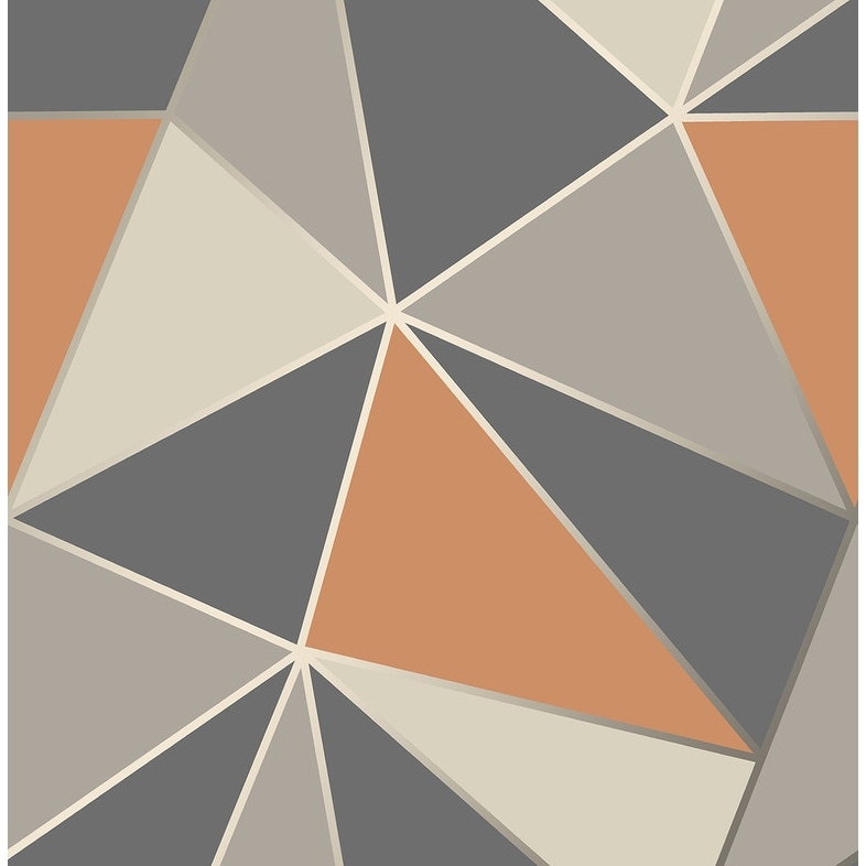 Buy Orange, Geometric Wallpaper Online at Overstock | Our Best Wall  Coverings Deals