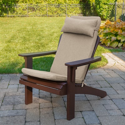 Klear Vu 3-Piece Wellfleet Bay Adirondack Outdoor Chair Cushion Set
