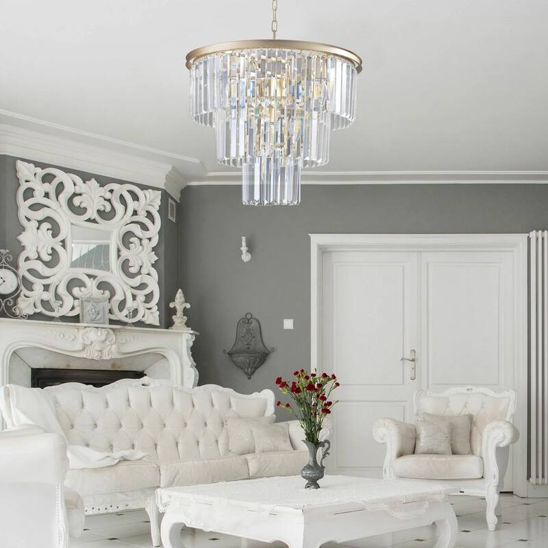 Gold Luxury Crystal Chandelier Modern Chandeliers Lights