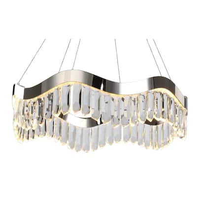 Studio M SM23838 Rolland 30" Wide LED Crystal Pendant