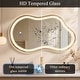 Asymmetrical Framed LED Light Anti-fog 3-Colors Dimmable Irregular Wall ...