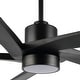 preview thumbnail 7 of 12, WINGBO 64 Inch DC Ceiling Fan with Lights and Remote Control, 5 Reversible Carved Wood Blades