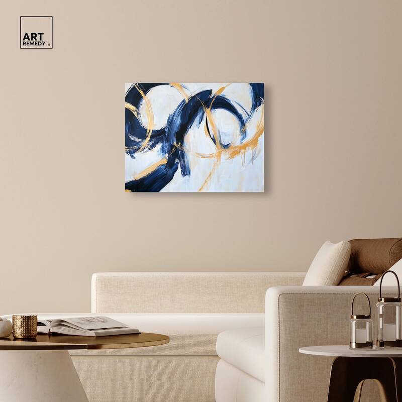 Bold Whirl II Canvas by Art Remedy, Gallery Wrapped