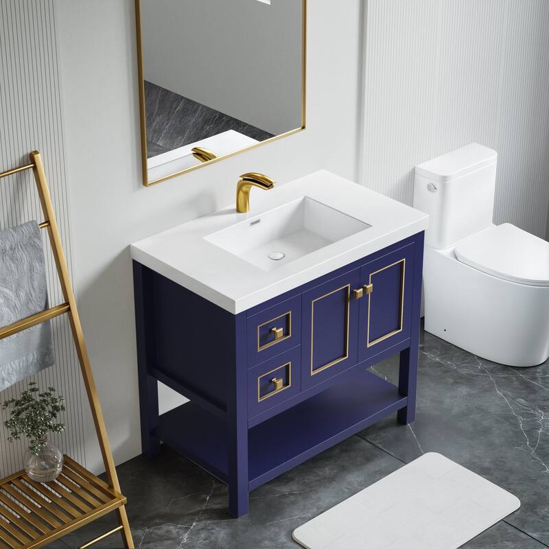 Davis 36" Single Bathroom Vanity Set