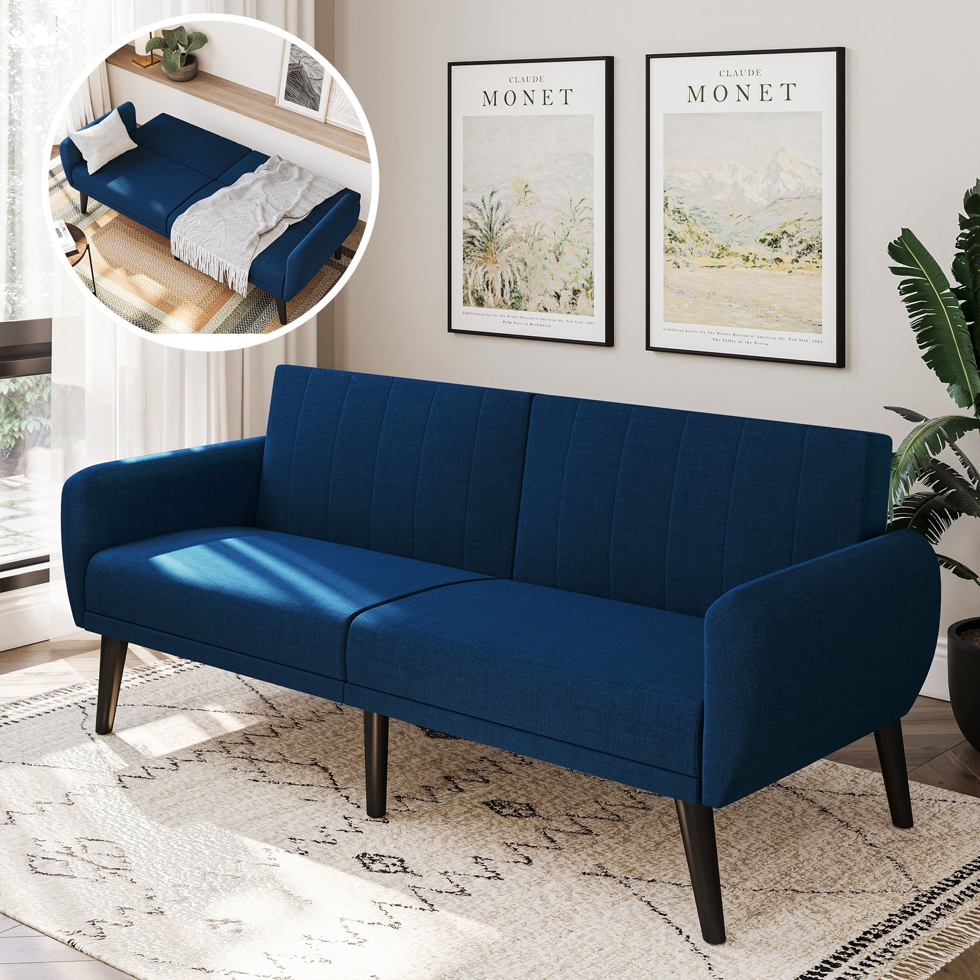 Belleze 4 piece sale sofa set with cushions