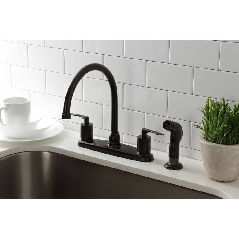 Kingston Brass Serena 1.8 GPM Standard Extended Gooseneck Kitchen
