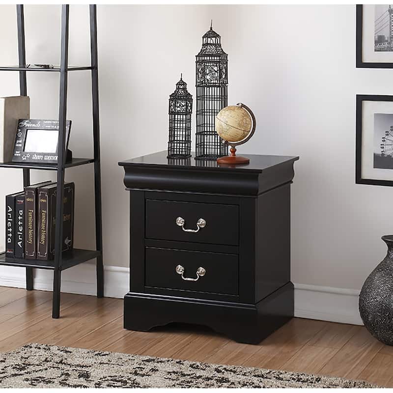 Cavender 2-Drawer Nightstand - Black