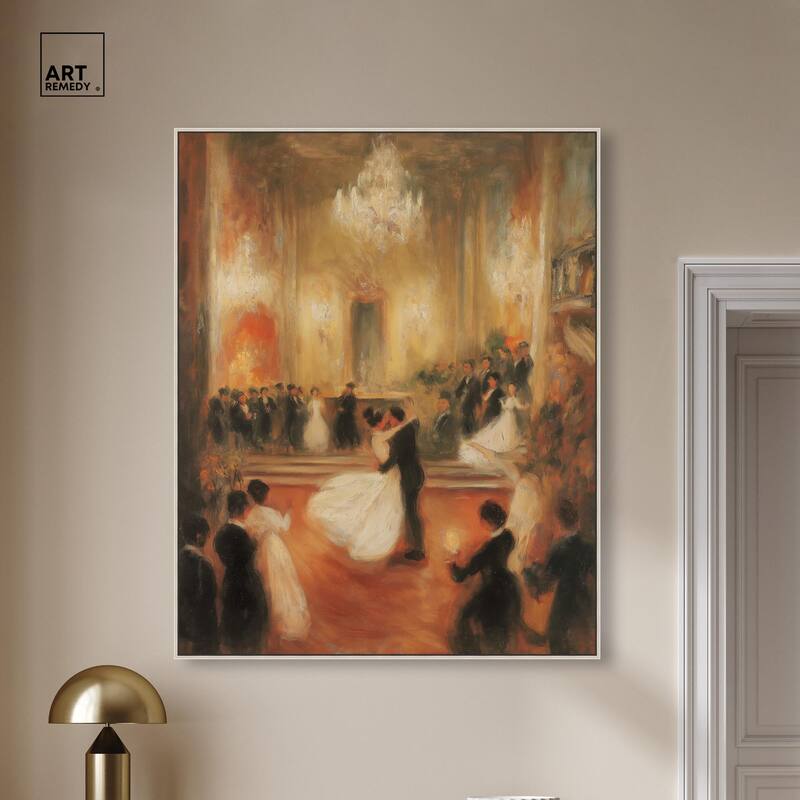Ballroom Dance Canvas by Art Remedy