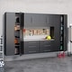 preview thumbnail 4 of 23, Prepac HangUps 120-inch 6-piece Storage Cabinet Set I
