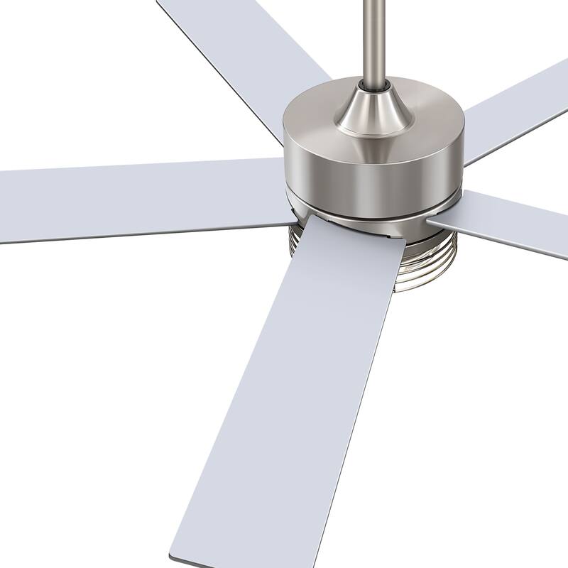 72/52-inch Reversible 8/5-Blade Dimmable LED Ceiling fan with Light and Remote