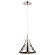 preview thumbnail 10 of 19, Innovations Lighting Downtown Urban - Caden Briarcliff - 1 Light 10" Cord Hung Mini Pendant Polished Nickel