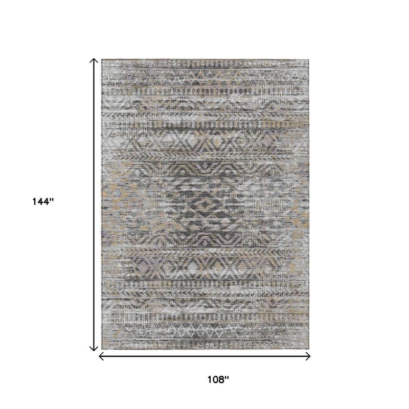 HomeRoots Moroccan Transitional Rectangle Outdoor Rug