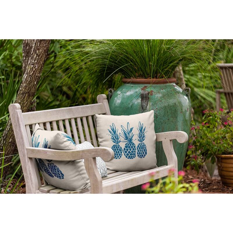 Pineapples Indoor/Outdoor Throw Pillow