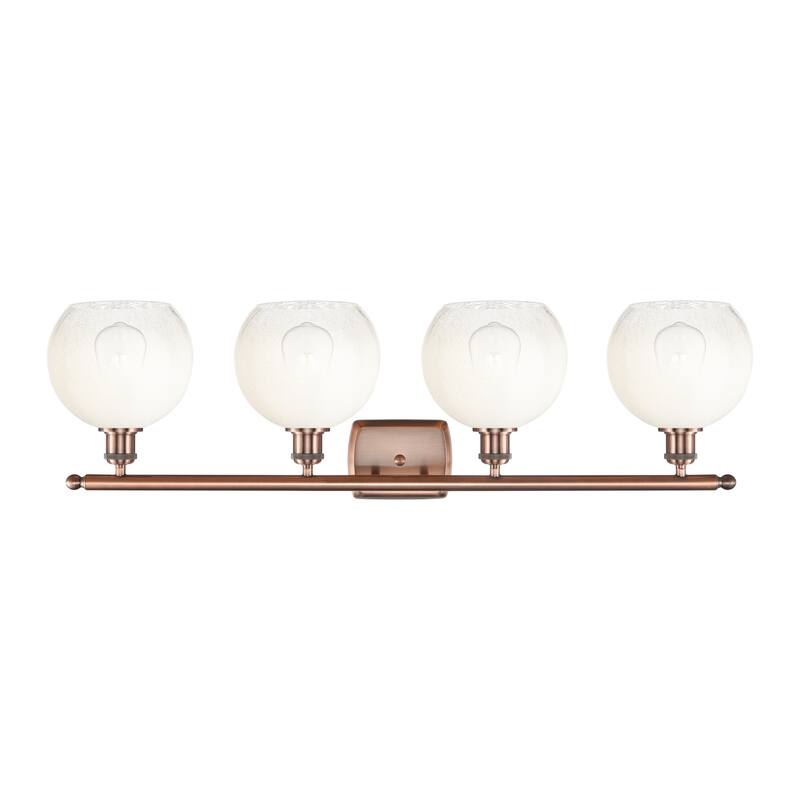 Innovations Lighting Endless Possibilities Ballston - Brookhaven Globe - 4 Light 38" Bath Vanity Light