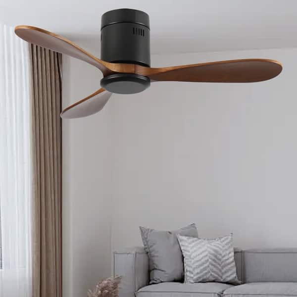 Flush Mount Ceiling Fan without Light with Remote Control - Bed Bath ...