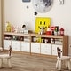 preview thumbnail 12 of 17, Kids Toy Storage Organizer with Open Shelf and 2 Drawers for Playroom - 42" x 12" x 24.5"
