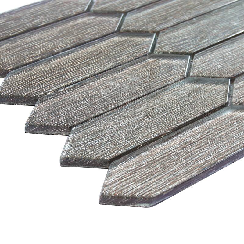 Altair Windey Hexagon Laminated Glass Mosaic Wall Tile