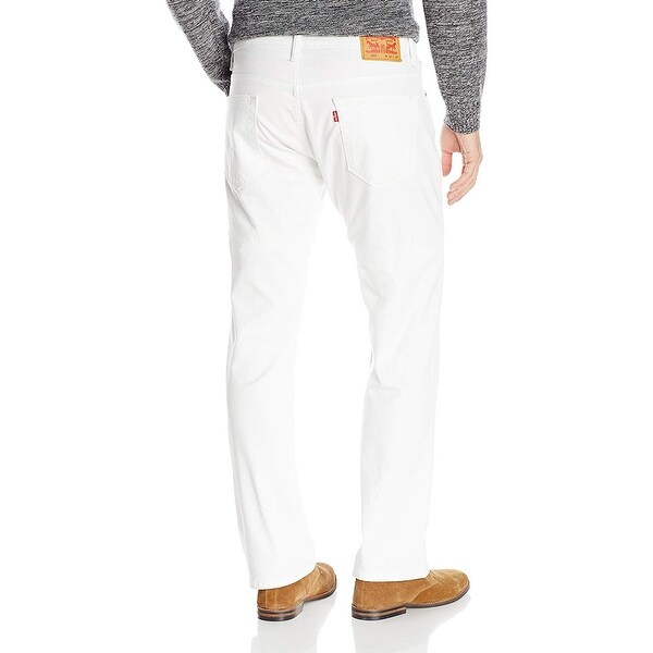 levis 569 white jeans