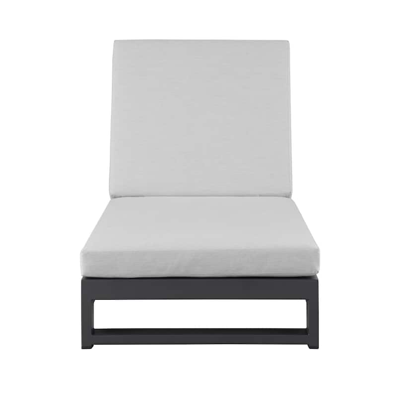 KOVA Minimalist Aluminum Outdoor Chaise Lounge (Set of 2)