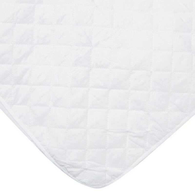 Ella Jayne Classic Quilted Mattress Pad - White