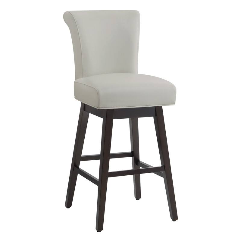 Spruce & Spring Noah Upholstered 26-inch Counter Height Swivel Barstool Set