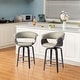 preview thumbnail 72 of 167, Glitzhome Set of 2 or 4 Modern Counter & Bar Height Wooden Swivel Bar Stools