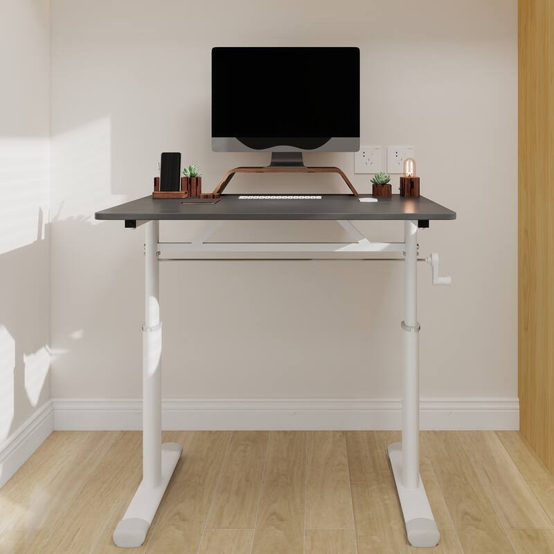 Adjustable Study Desk for Kids & Adults - Height-Adjustable, Multi-Purpose Home/Office Desk, Compact Design