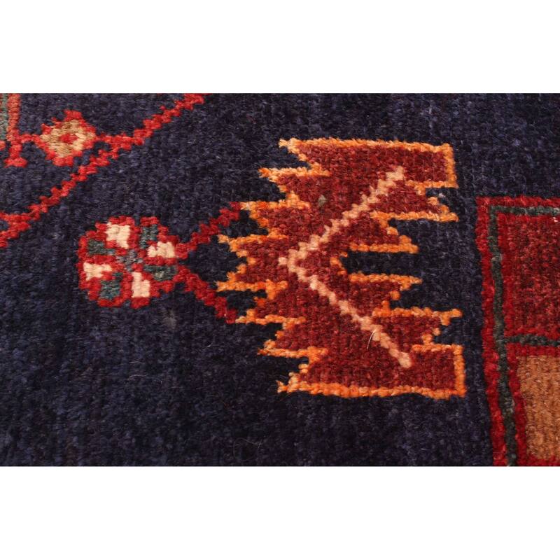 ECARPETGALLERY Hand-knotted Andelz Red Wool Rug - 4'2 x 6'11