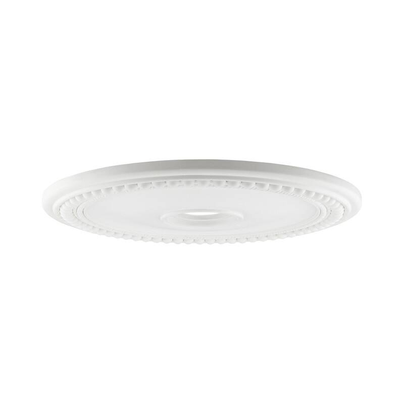 Livex Lighting Wingate White Ceiling Medallion, 82073, 82075, 82076, 82077