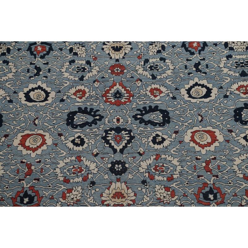 Floral Ziegler Sultanabad Turkish Oriental Area Rug Wool Hand-knotted - 9'9" x 13'0"