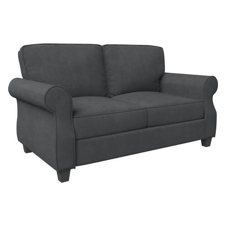 Sofa with Solid Wood Frame,, Comfy Sofa Couch with Extra Deep Seats, Modern 2 Seater Sofa, for Living Room Apartment Lounge