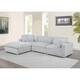 Option Light Gray with 1 Ottoman