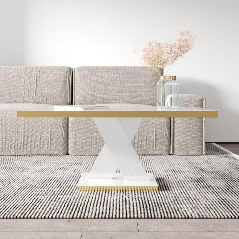 Cross 47" Coffee Table