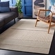 preview thumbnail 1 of 6, SAFAVIEH Handmade Genre Gunn Mid-Century Modern Wool Rug 3' x 5' - Beige/Grey - Rectangle