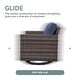 preview thumbnail 53 of 104, Gymojoy Outdoor Fire Pit Conversation Set, Patio Furniture with Cushions