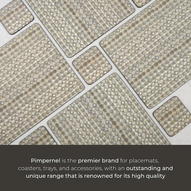 Pimpernel Set of 6 Pure Coasters - 4 Inches Sq.