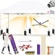 preview thumbnail 31 of 64, Tradesparker ez Pop-Up Canopy Tent Commercial Instant Shade 10x20ft without sidewall - White