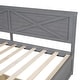 preview thumbnail 8 of 13, Twin Platform Daybed with 2 Drawers, Wood Daybed Grey