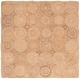 preview thumbnail 4 of 10, SAFAVIEH Handmade Natural Fiber Rhian Farmhouse Geometric Jute Rug 6' Square - Natural - Square