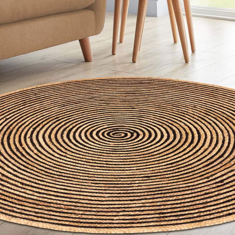 Superior Braided Jute Reversible Indoor Outdoor Area Rug
